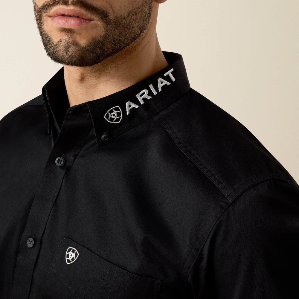 Men Team Logo Twill Fitted Shirt | Ariat