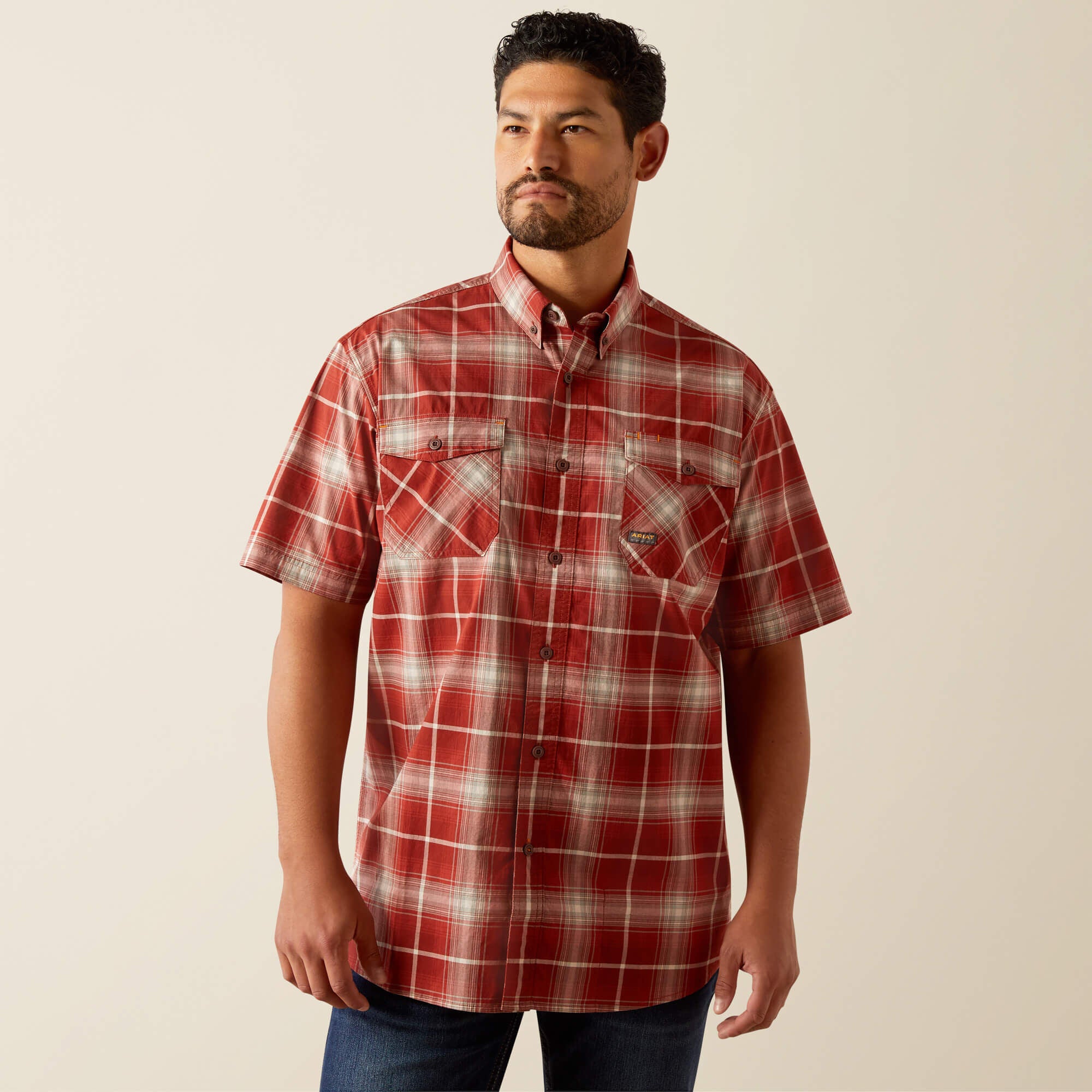 Men Rebar Made Tough DuraStretch Work Shirt | Ariat us