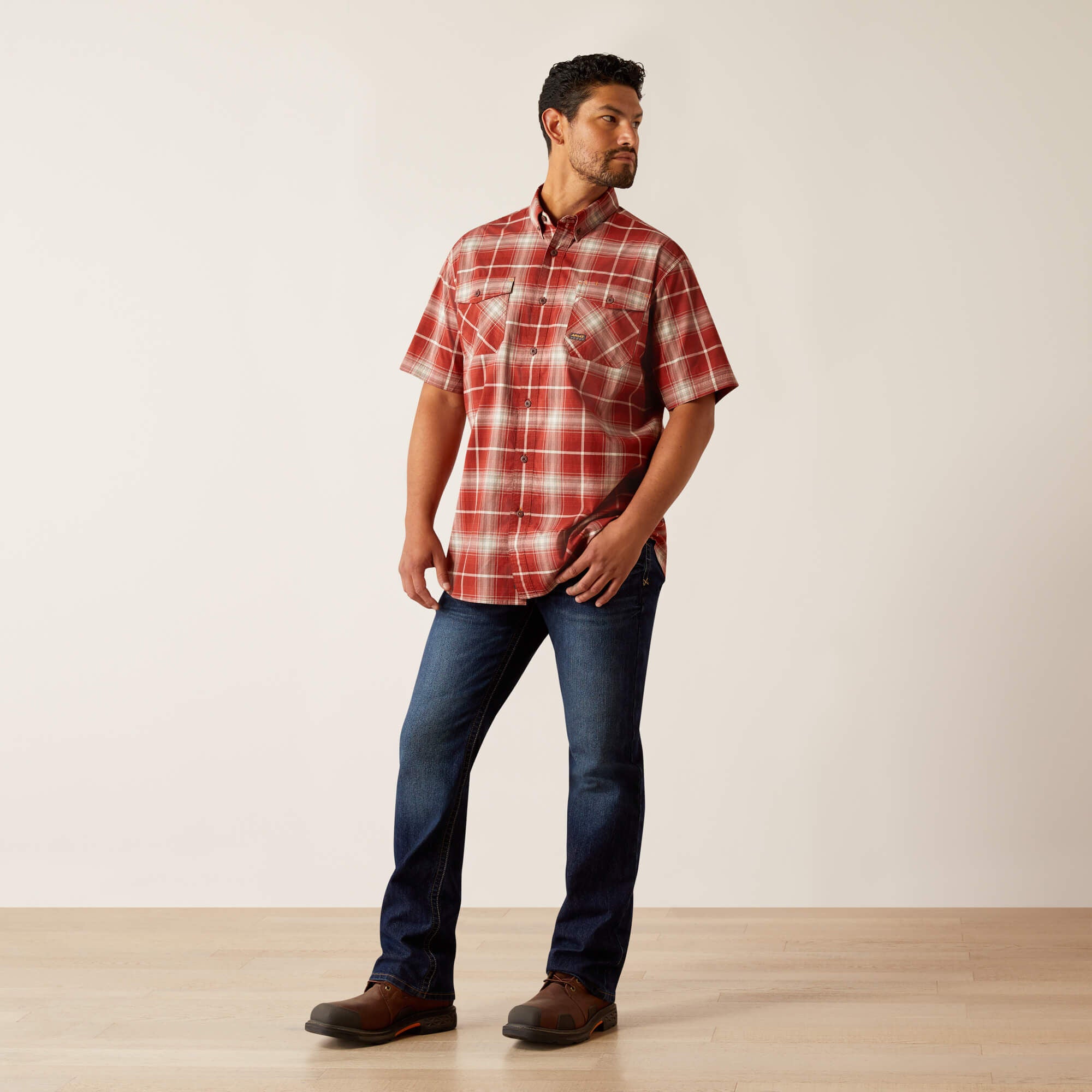 Men Rebar Made Tough DuraStretch Work Shirt | Ariat us
