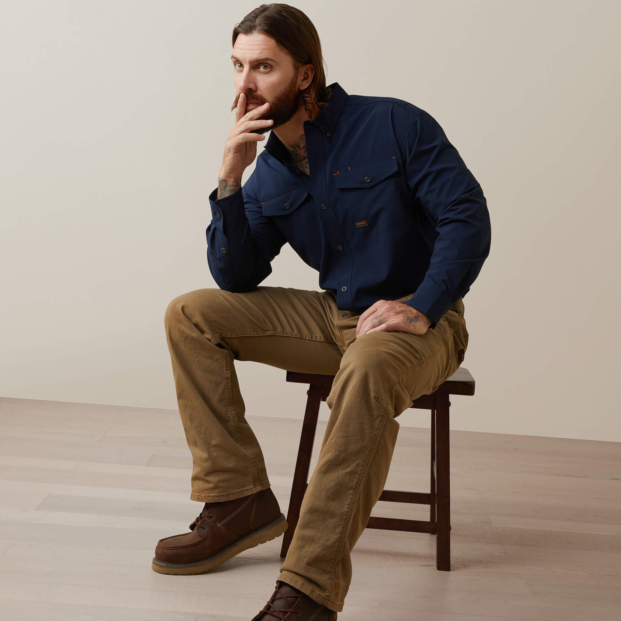 Men Rebar Made Tough VentTEK DuraStretch Work Shirt | Ariat us