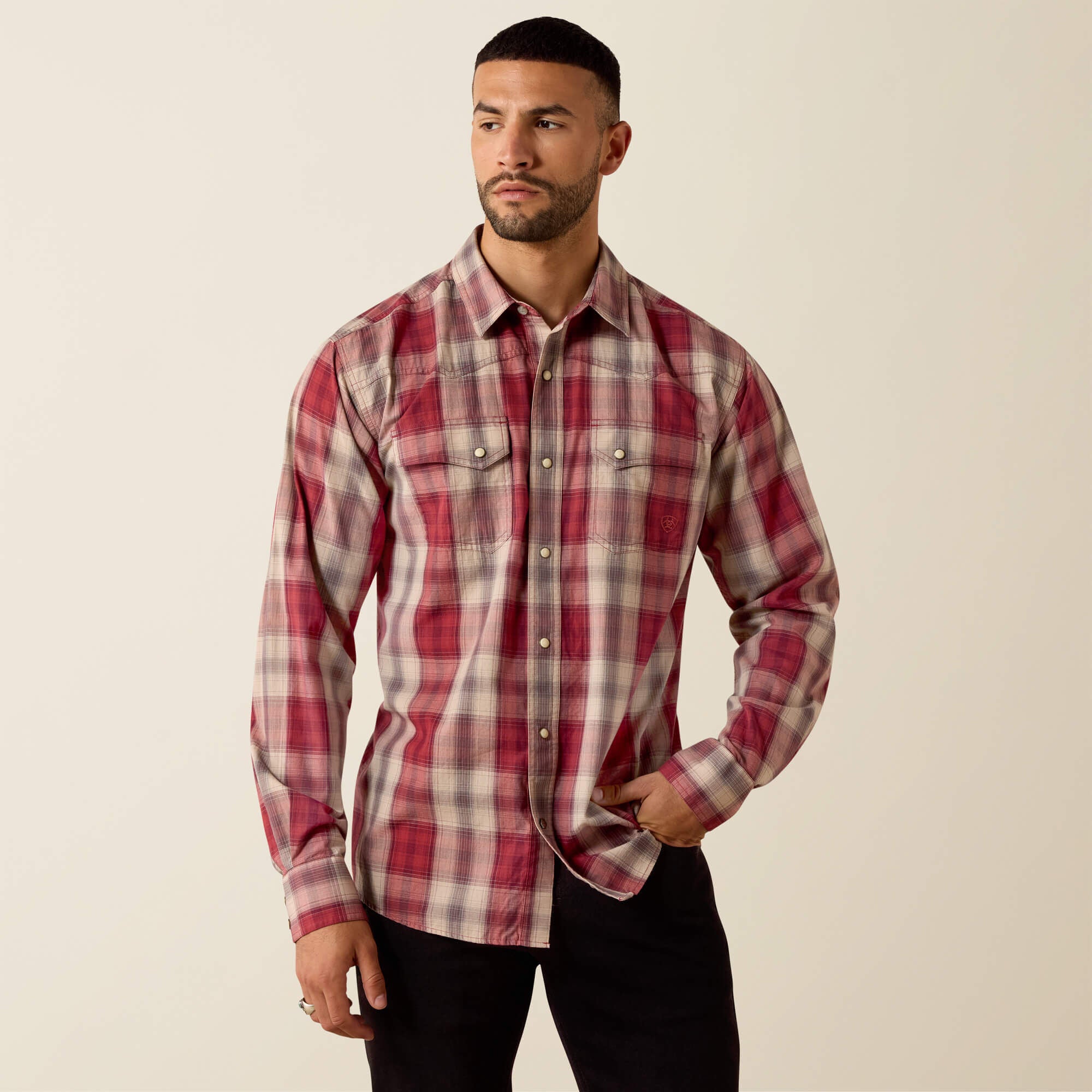 Men Retro Hawthorne Fitted Snap Shirt | Ariat