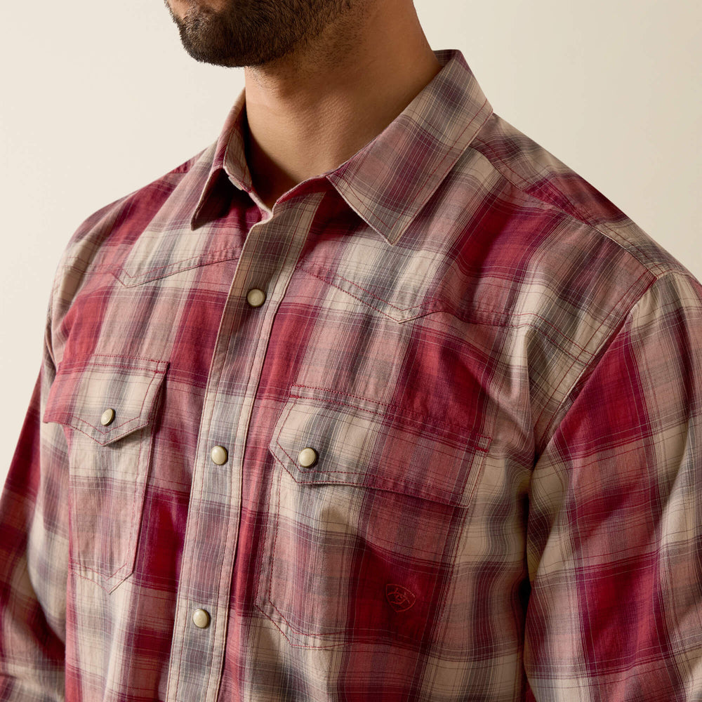 Men Retro Hawthorne Fitted Snap Shirt | Ariat