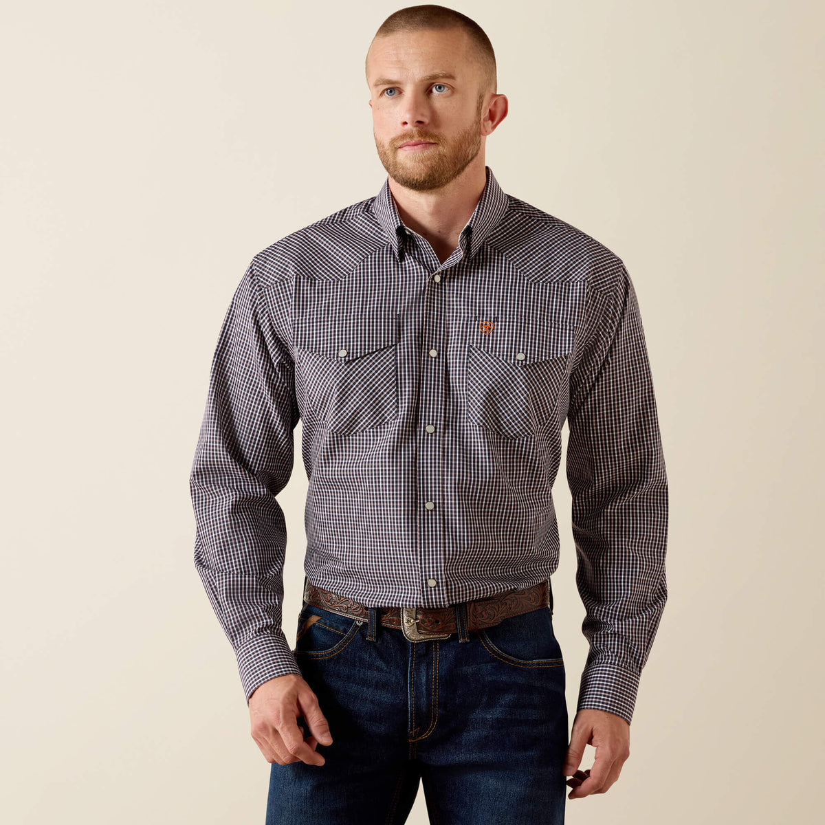 Men Wrinkle Free Adonis Classic Fit Snap Shirt | Ariat us