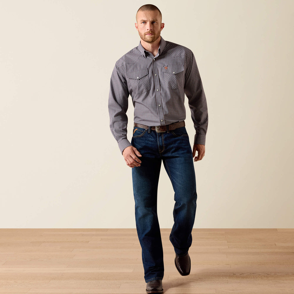 Men Wrinkle Free Adonis Classic Fit Snap Shirt | Ariat us