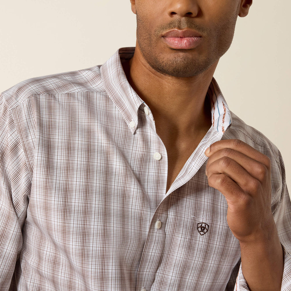 Men Wrinkle Free Clyde Fitted Shirt | Ariat