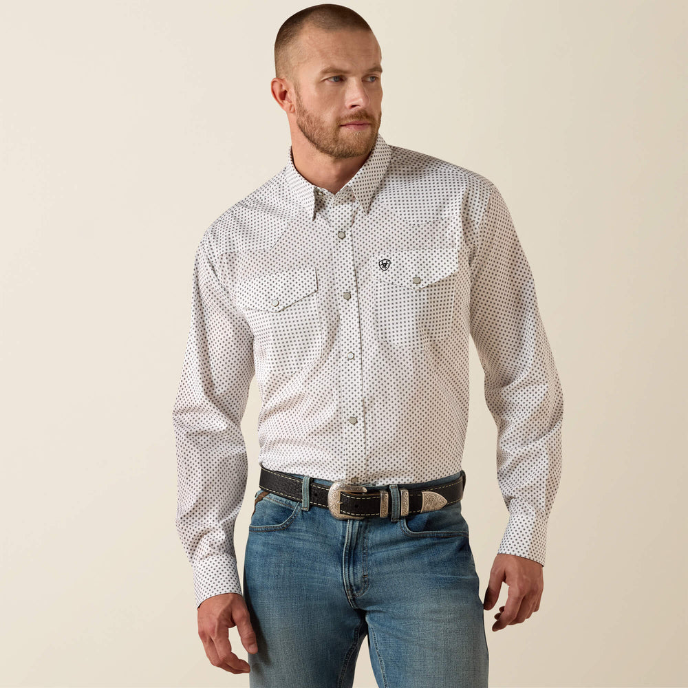 Men Wrinkle Free Anthony Classic Fit Snap Shirt | Ariat near me