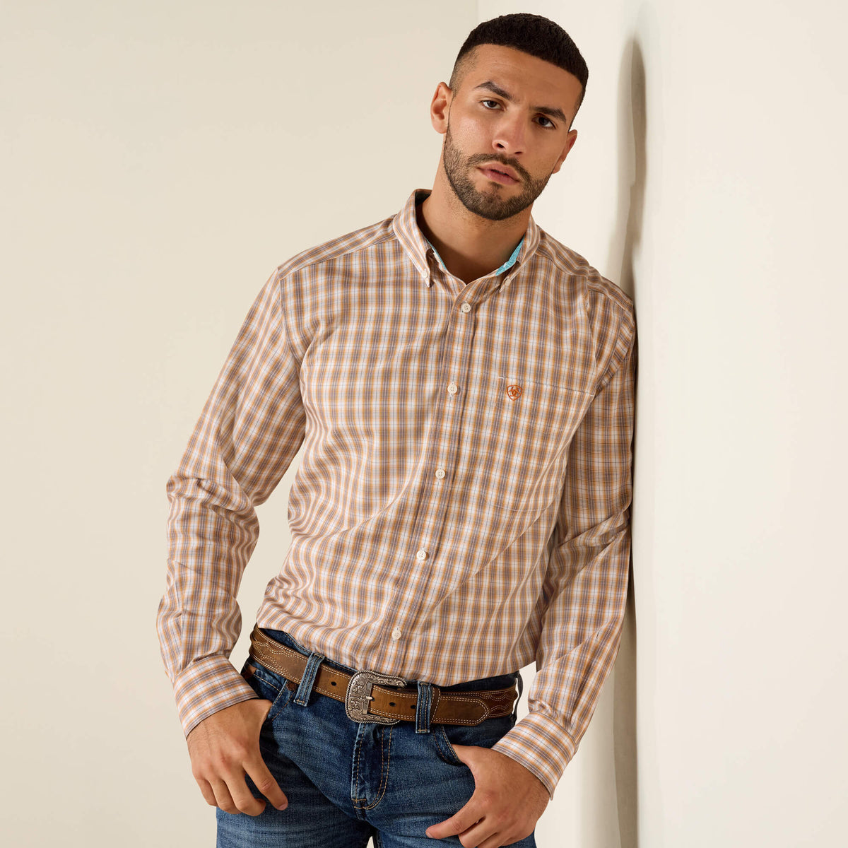 Men Wrinkle Free Ayden Fitted Shirt | Ariat