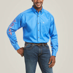 Men Team Logo Twill Classic Fit Shirt | Ariat for sale