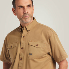 Men Rebar Washed Twill Work Shirt | Ariat Discount