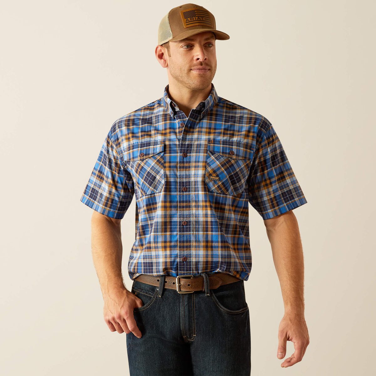 Men Rebar Made Tough DuraStretch Work Shirt | Ariat near me