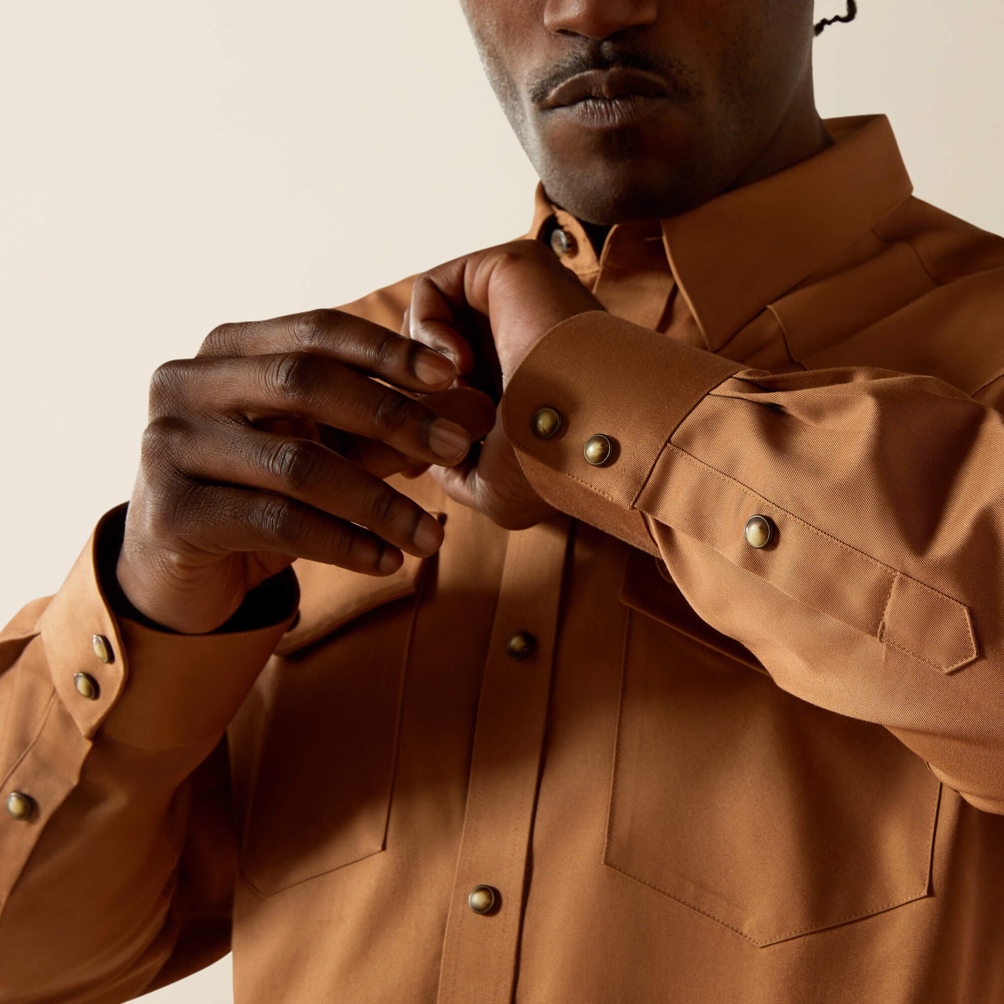 Men Solid Twill Classic Fit Shirt | Ariat for sale