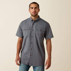 Men Rebar Made Tough DuraStretch Work Shirt | Ariat
