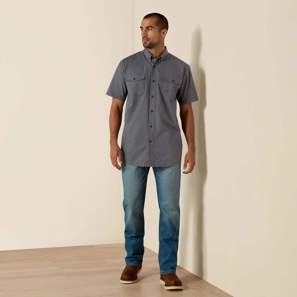 Men Rebar Made Tough DuraStretch Work Shirt | Ariat