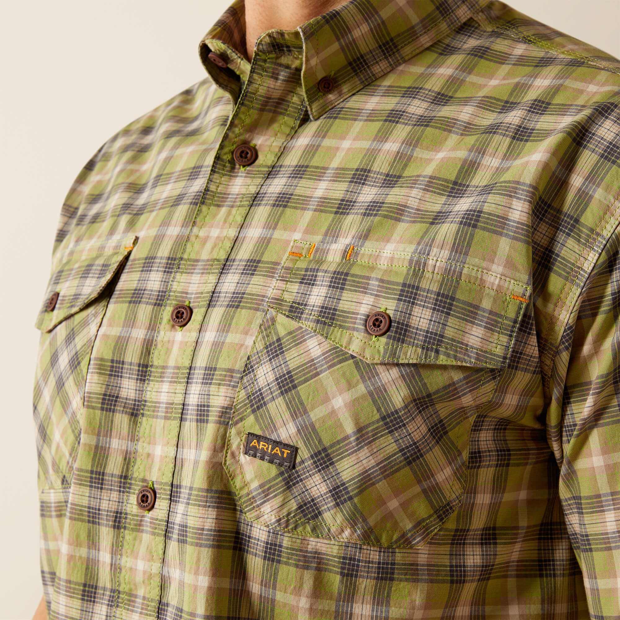 Men Rebar Made Tough DuraStretch Work Shirt | Ariat us