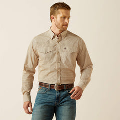Men Wrinkle Free Eddie Fitted Shirt | Ariat Outlet
