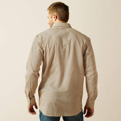 Men Wrinkle Free Eddie Fitted Shirt | Ariat Outlet