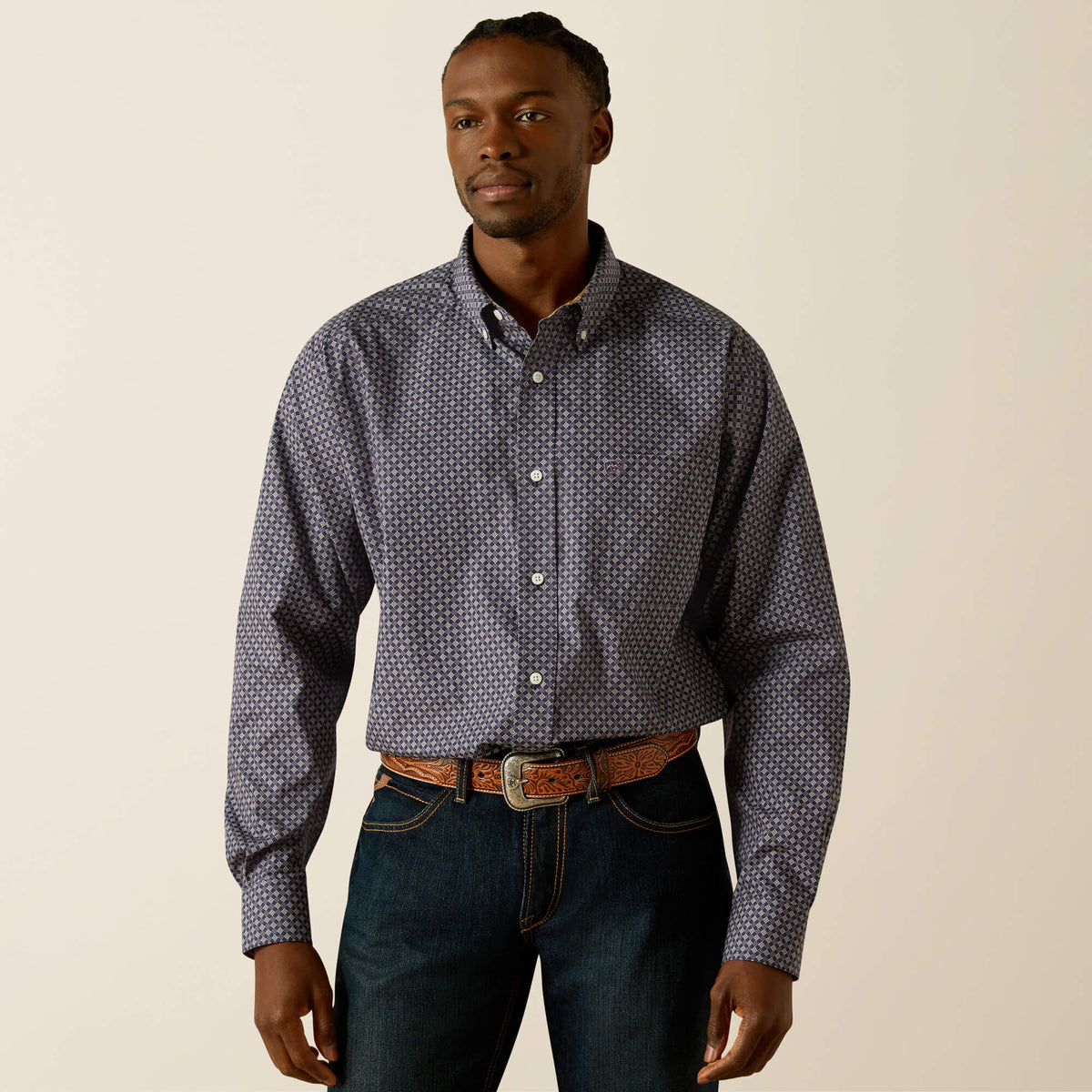 Men Wrinkle Free Dale Classic Fit Shirt | Ariat near me
