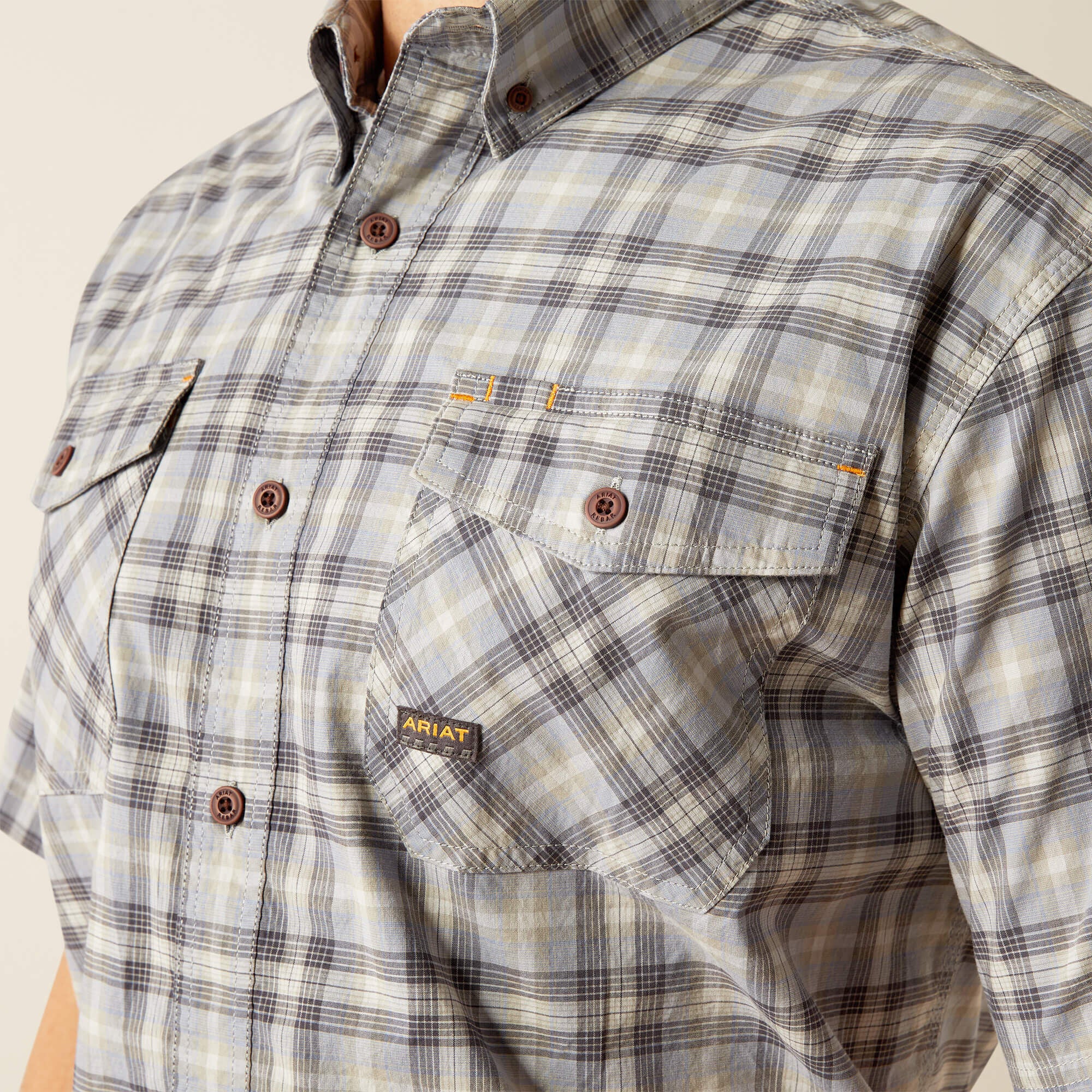 Men Rebar Made Tough DuraStretch Work Shirt | Ariat Online