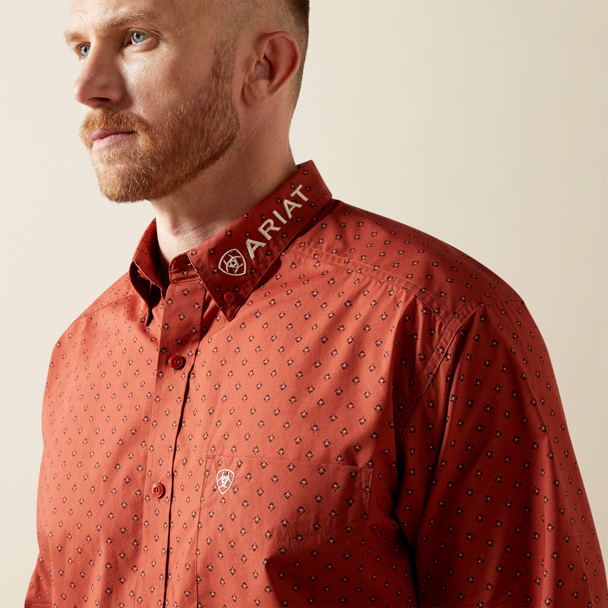 Men Team Porter Classic Fit Shirt | Ariat
