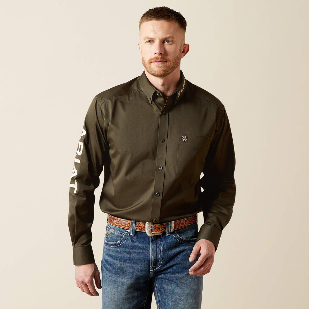 Men Team Logo Twill Classic Fit Shirt | Ariat near me
