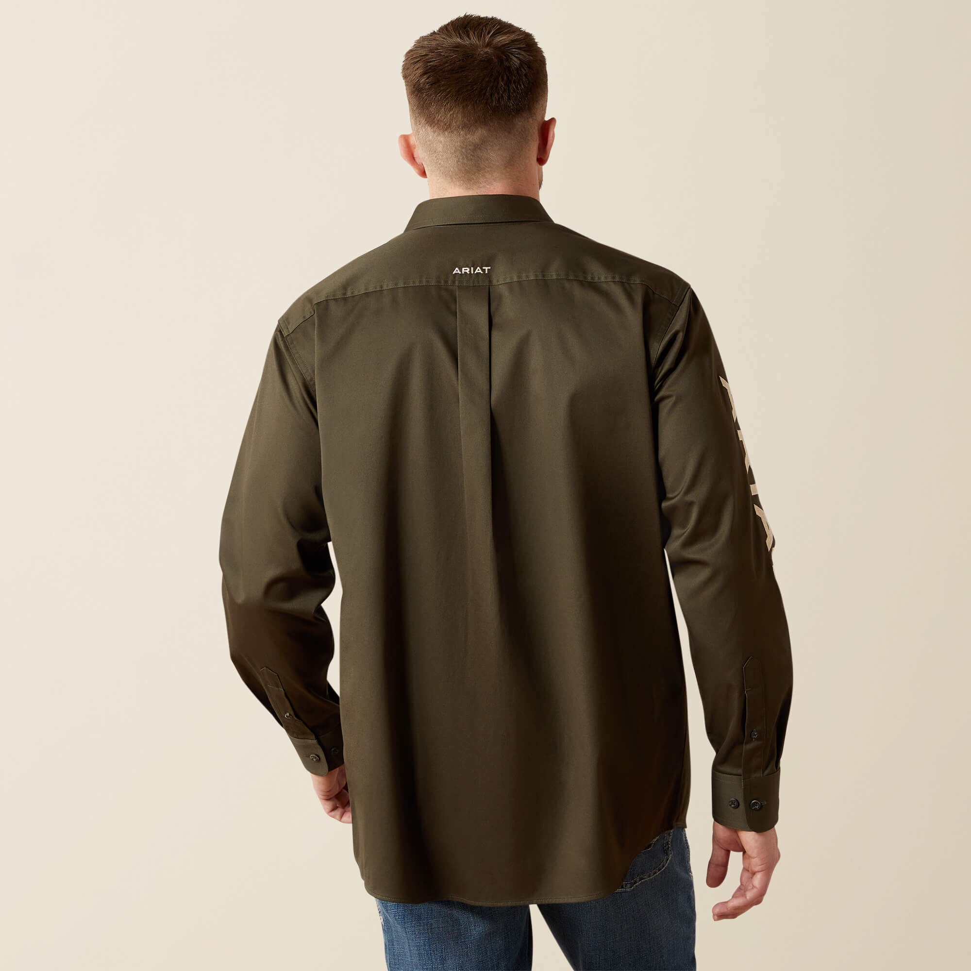 Men Team Logo Twill Classic Fit Shirt | Ariat near me