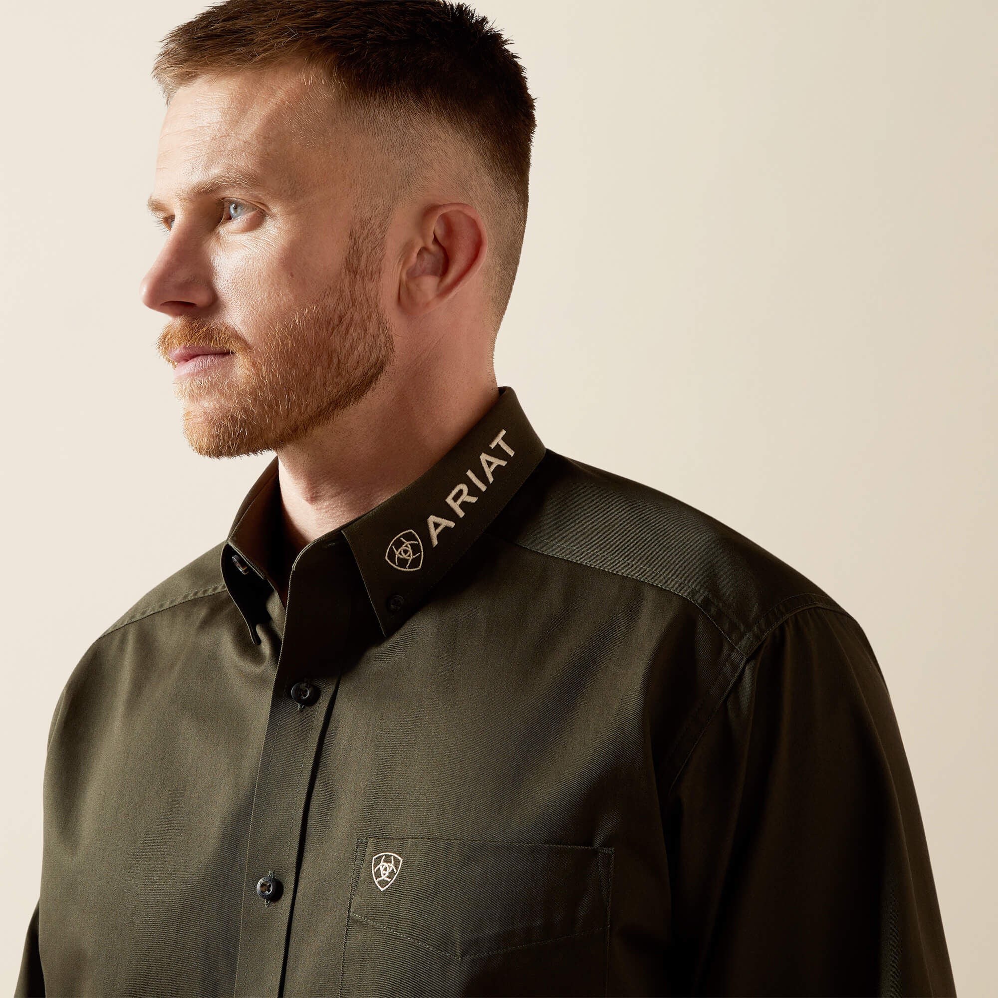 Men Team Logo Twill Classic Fit Shirt | Ariat near me