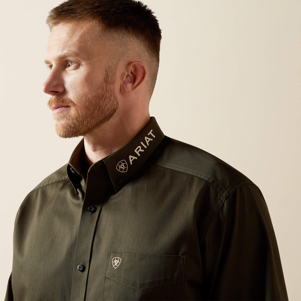 Men Team Logo Twill Classic Fit Shirt | Ariat near me