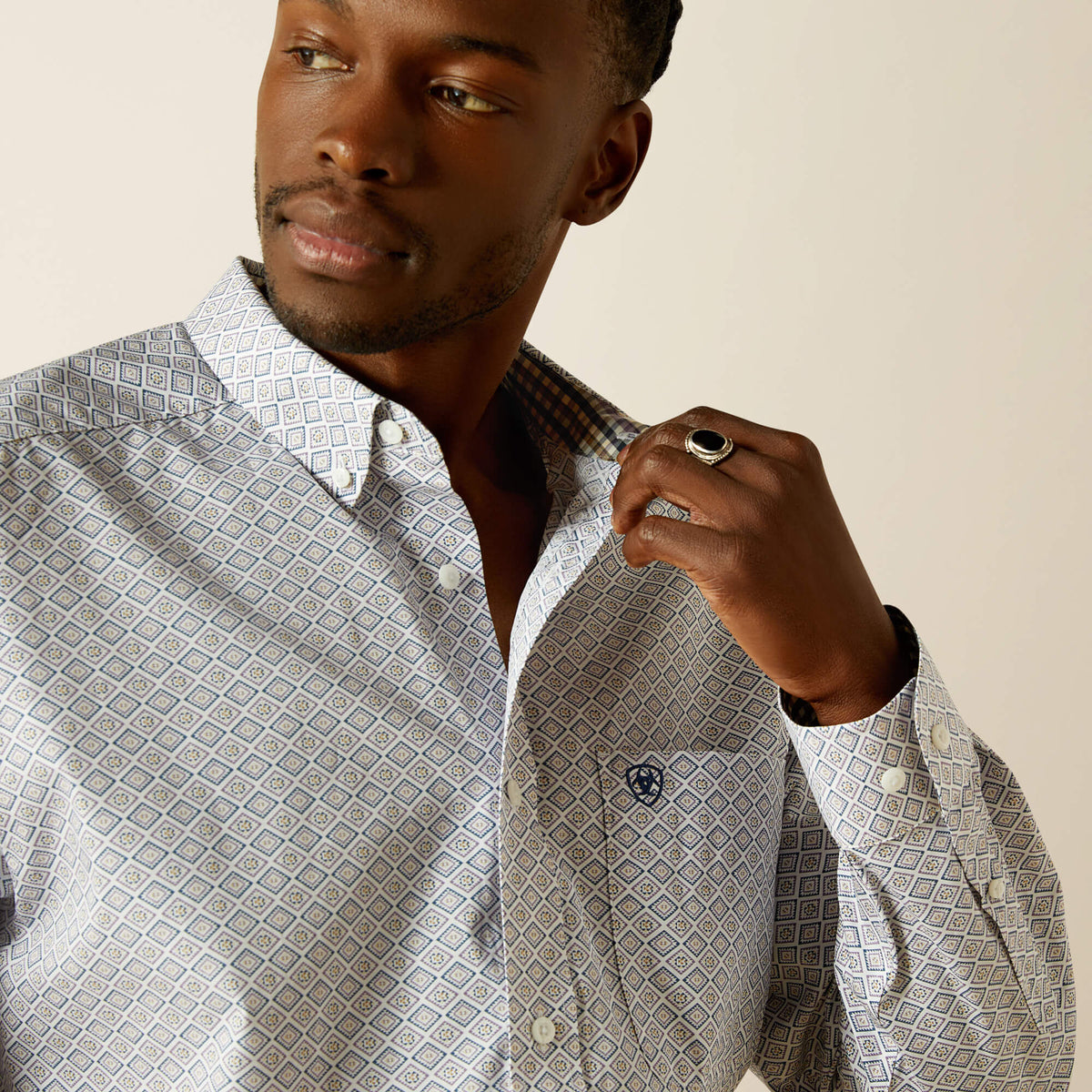 Men Wrinkle Free Declan Classic Fit Shirt | Ariat for sale