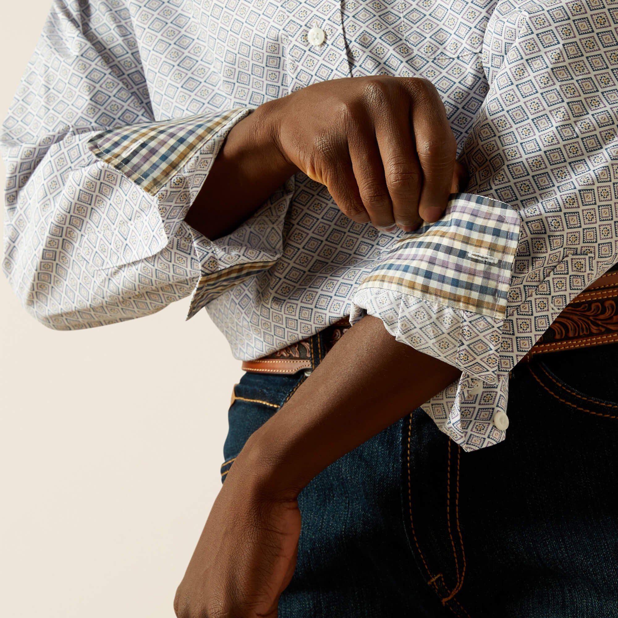 Men Wrinkle Free Declan Classic Fit Shirt | Ariat for sale