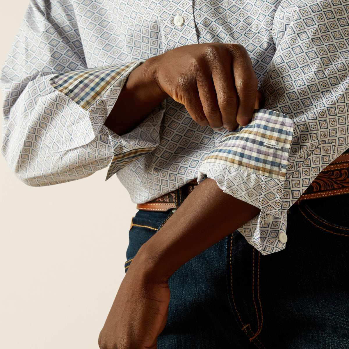 Men Wrinkle Free Declan Classic Fit Shirt | Ariat for sale