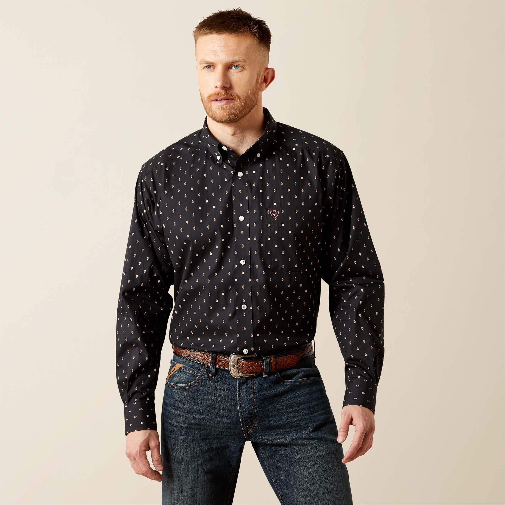 Men Wrinkle Free Asher Classic Fit Shirt | Ariat Discount