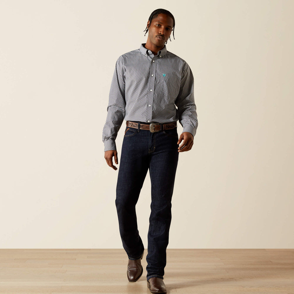 Men Wrinkle Free Caleb Classic Fit Shirt | Ariat us