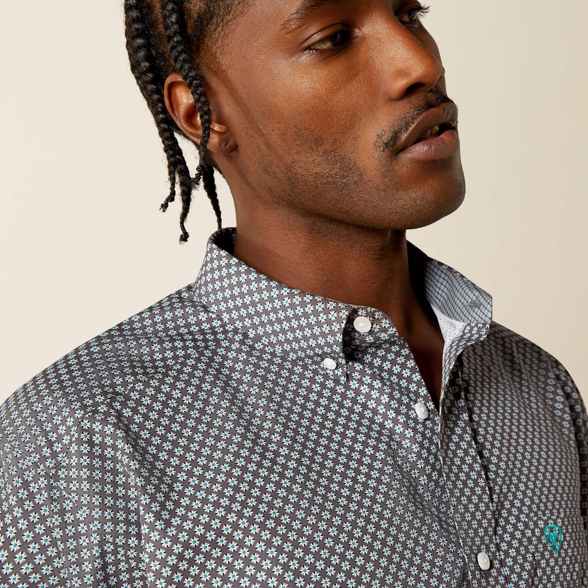 Men Wrinkle Free Caleb Classic Fit Shirt | Ariat us