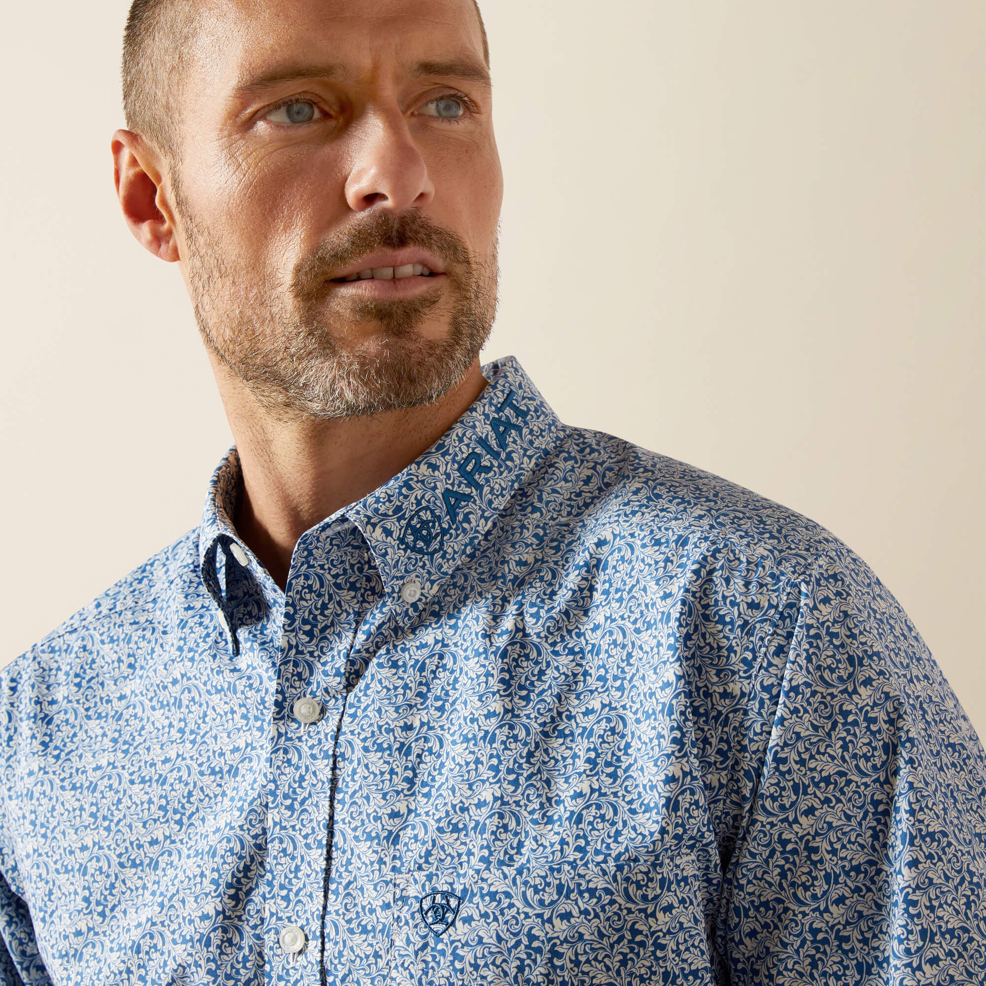 Men Team Parks Fitted Shirt | Ariat near me