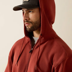Men Rebar Lightweight Label Full Zip Hoodie | Ariat Online