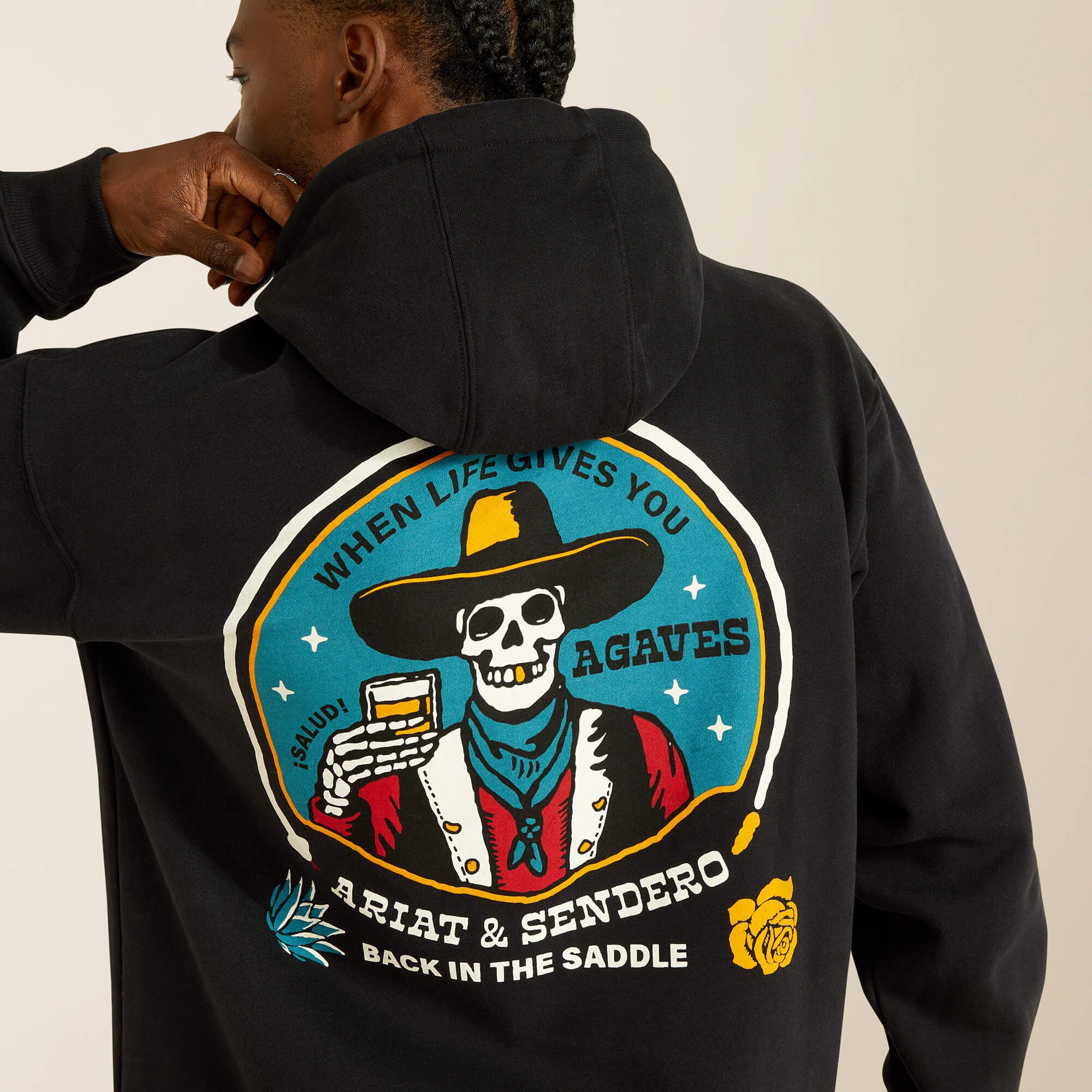 Men Sendero When Life Gives You Agaves Hoodie | Ariat on sale