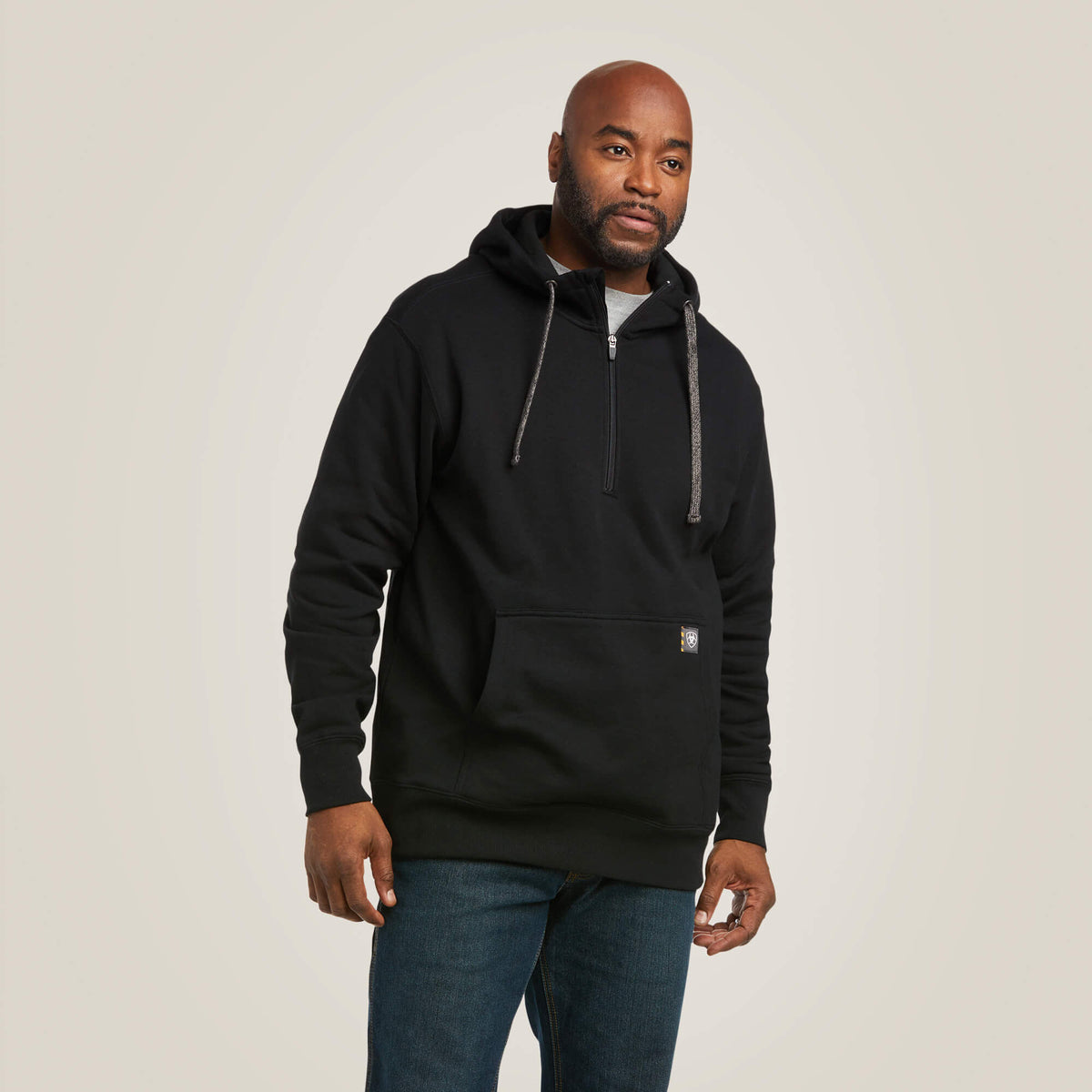Men Rebar Workman 1/4 Zip Hoodie | Ariat for sale