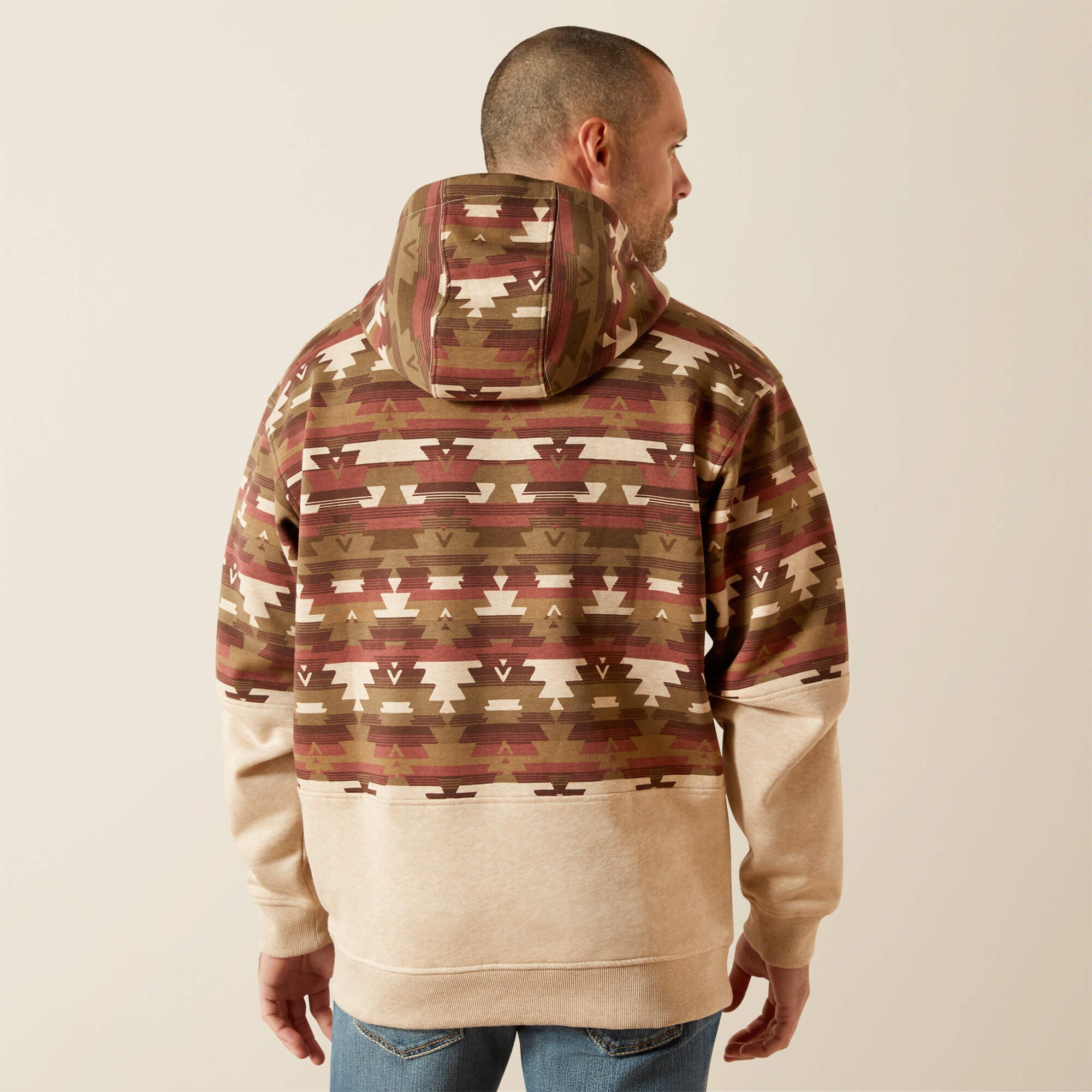 Men Color Block Hoodie | Ariat