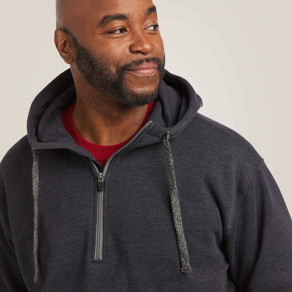 Men Rebar Workman 1/4 Zip Hoodie | Ariat Discount
