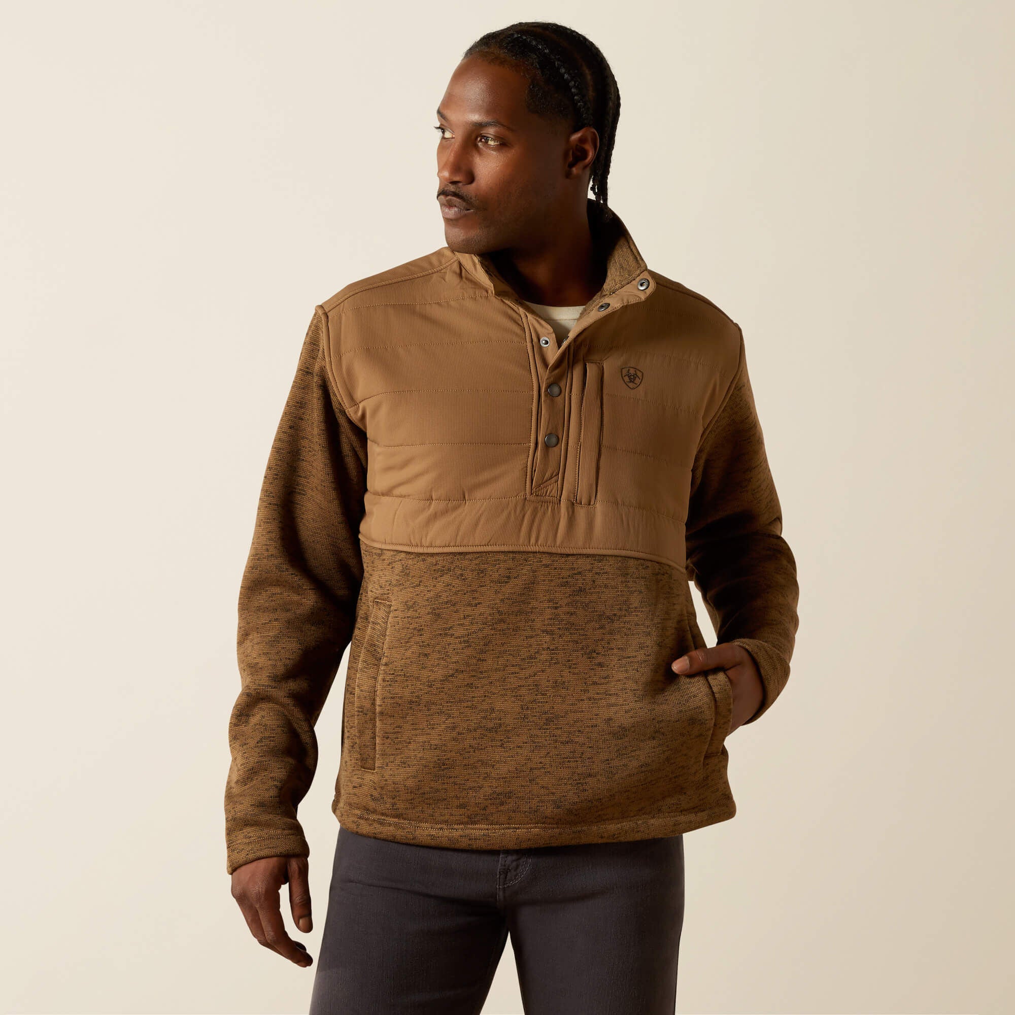Men Caldwell Reinforced Snap Sweater | Ariat