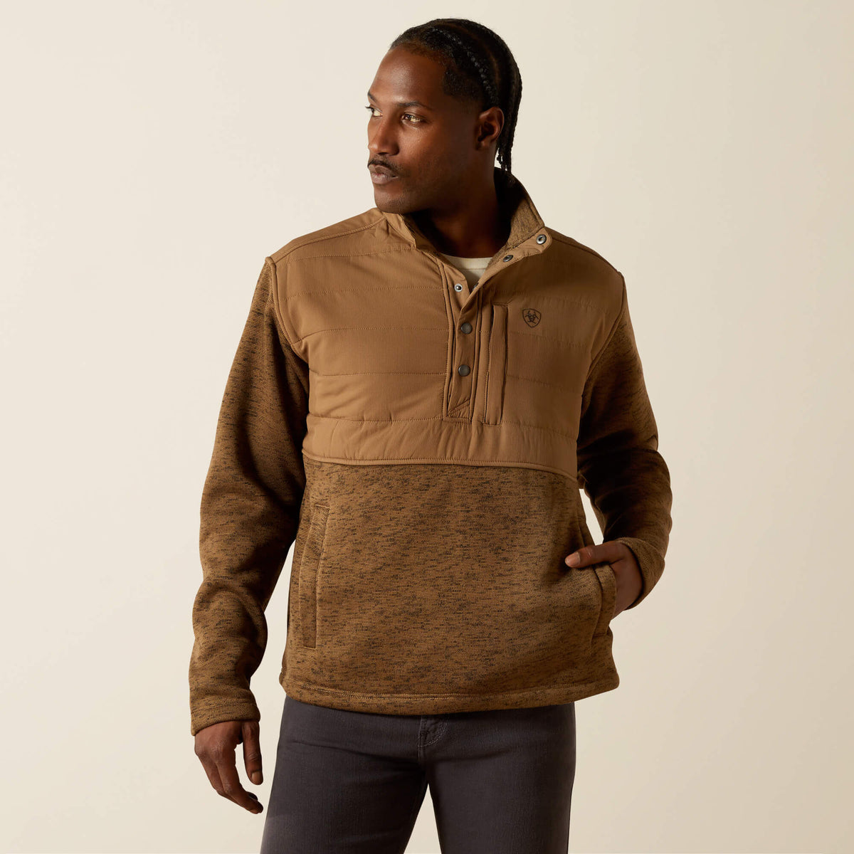 Men Caldwell Reinforced Snap Sweater | Ariat