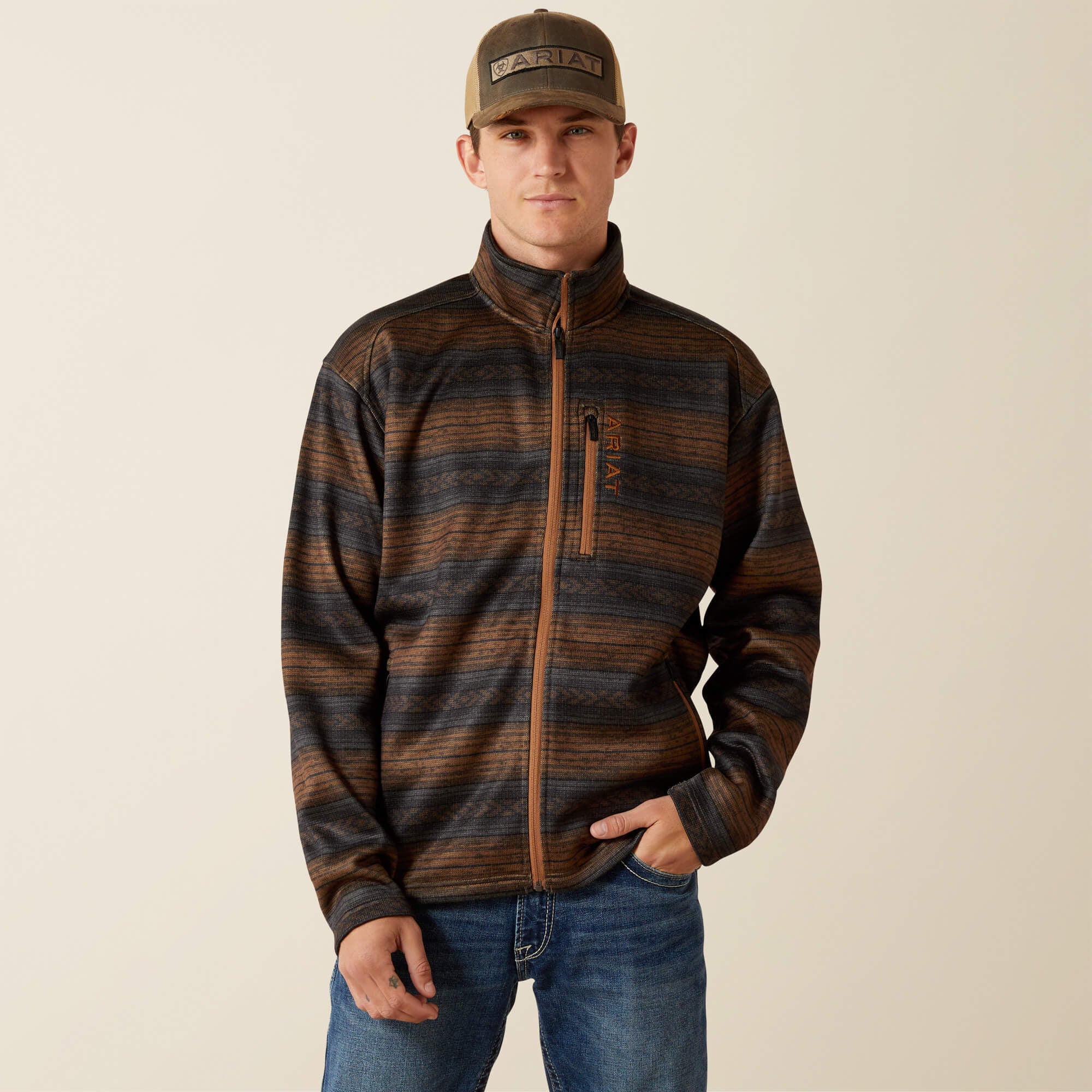 Men Caldwell Full Zip Sweater | Ariat
