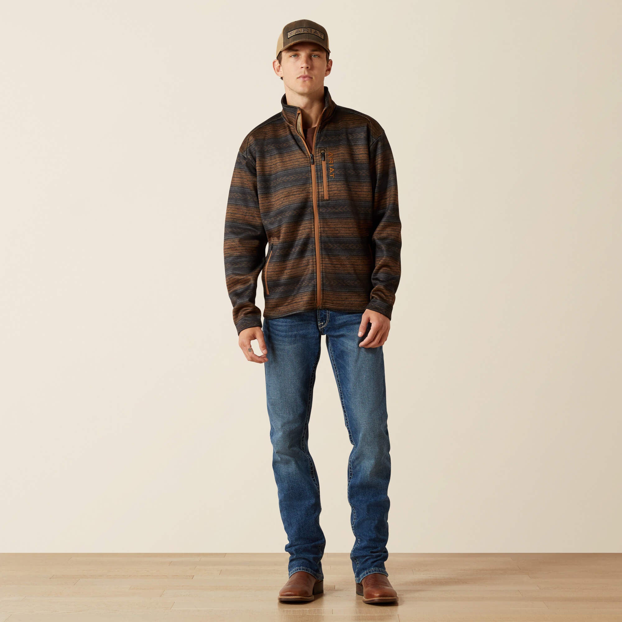 Men Caldwell Full Zip Sweater | Ariat