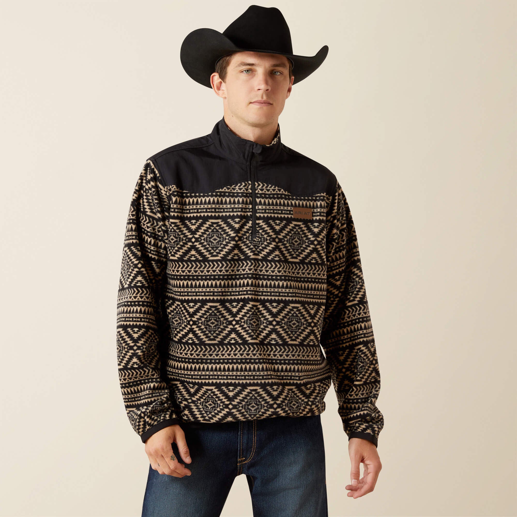 Men Basis Fleece Sweater | Ariat Discount