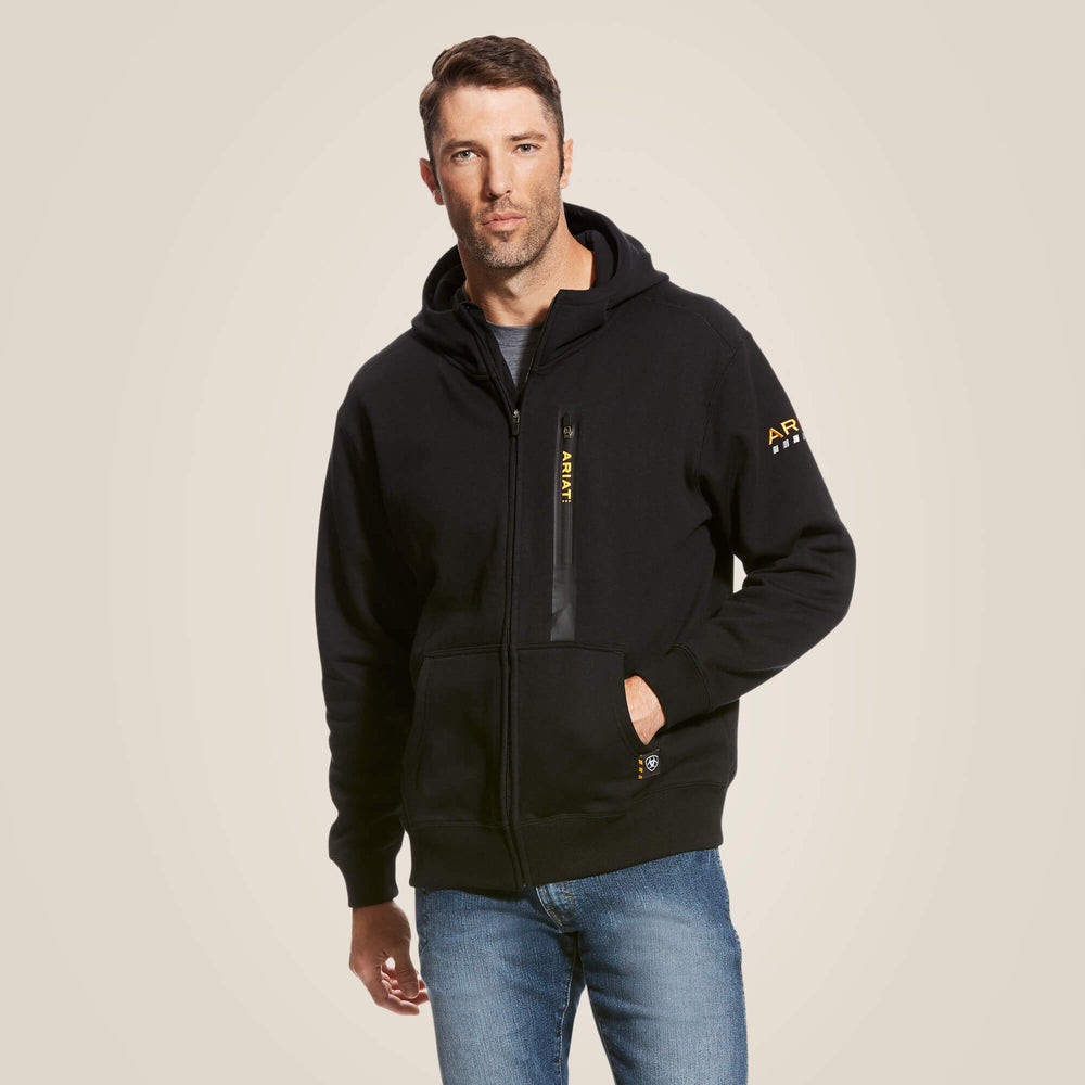 Men Rebar Workman Full Zip Hoodie | Ariat us