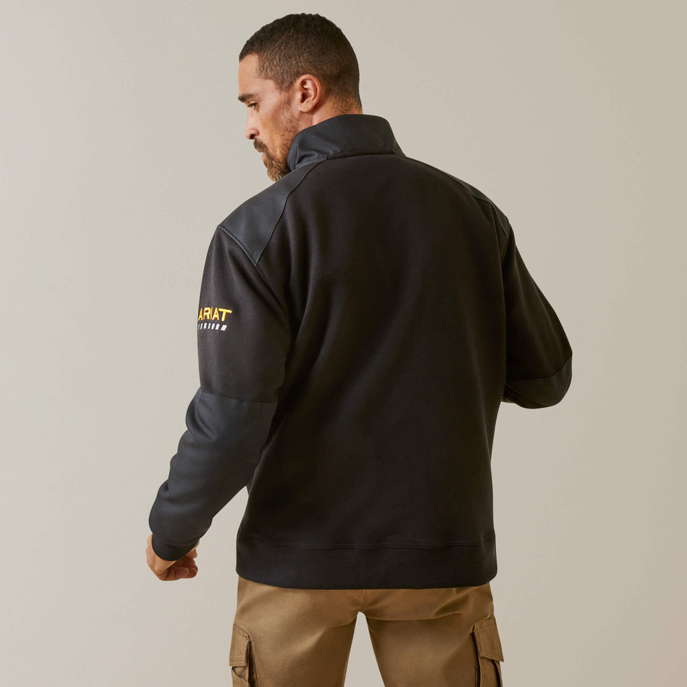 Men Rebar Workman Duracanvas 1/4 Zip Sweatshirt | Ariat us