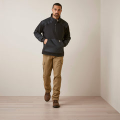 Men Rebar Workman Duracanvas 1/4 Zip Sweatshirt | Ariat us
