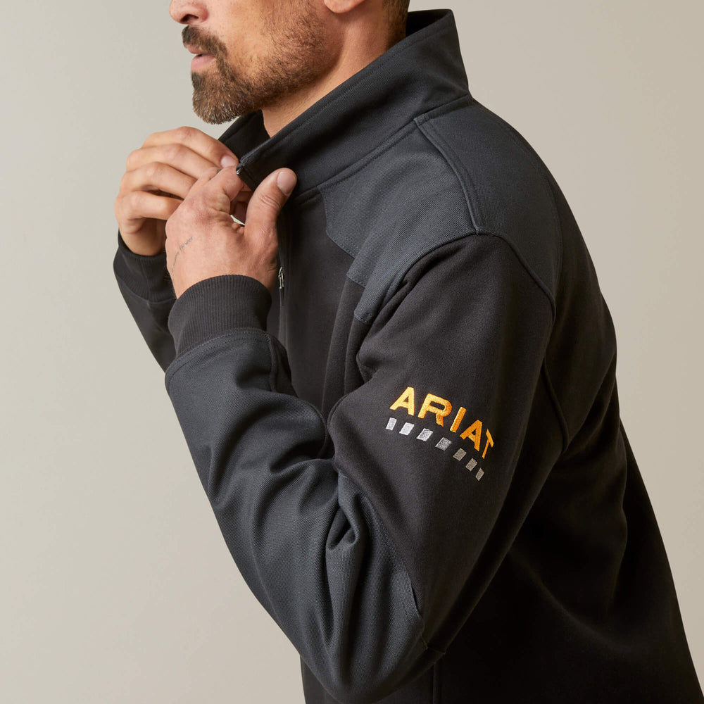 Men Rebar Workman Duracanvas 1/4 Zip Sweatshirt | Ariat us