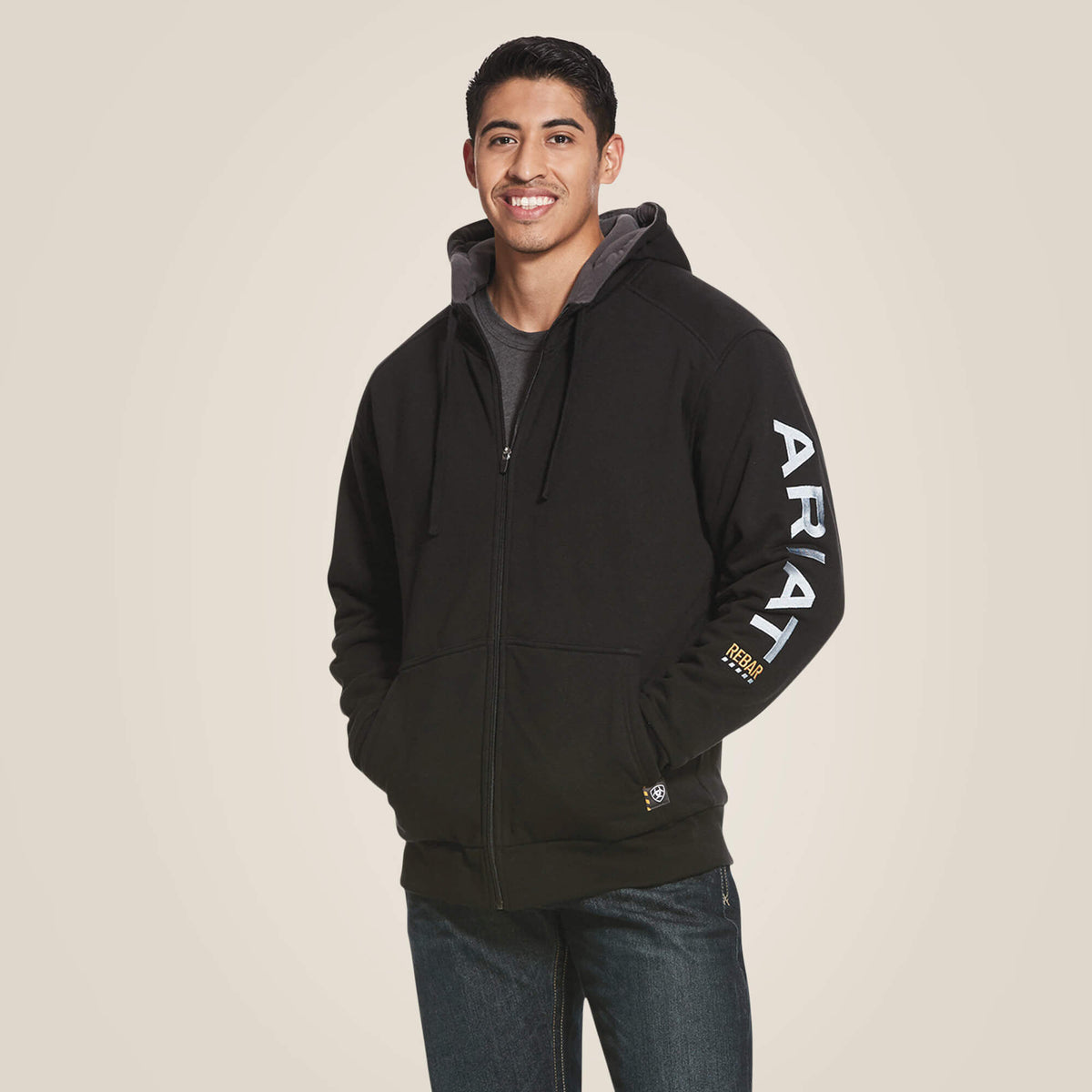 Men Rebar All-Weather Full Zip Hoodie | Ariat near me