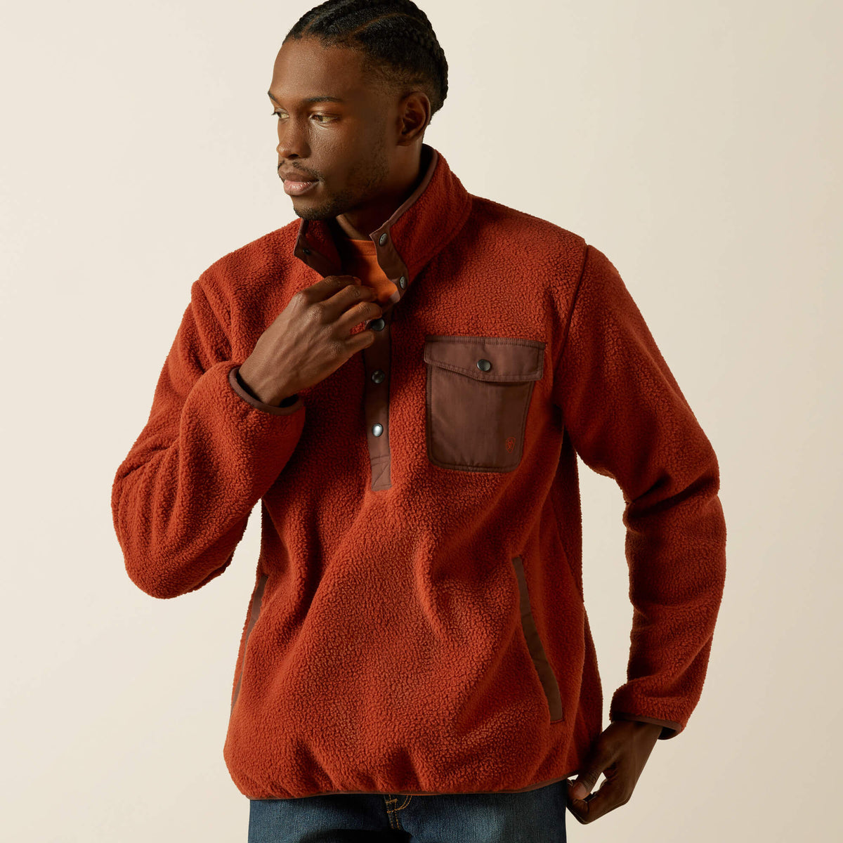 Men Polar Bear Mock Sweater | Ariat Outlet
